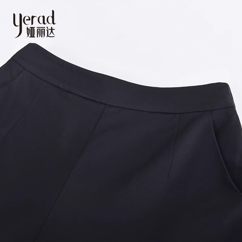 YERAD 2019 летние штаны с эластичной резинкой на талии длина до икры широкие