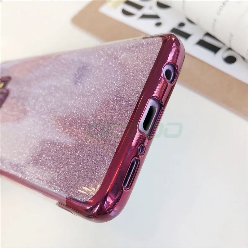 Мягкий чехол из ТПУ градиентного силиконовый для samsung Galaxy S8 S9 плюс S7 S6 edge Note 8 9 J5 J7 A5
