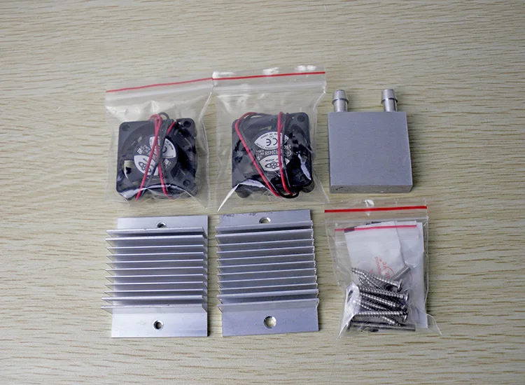 DIY kits Thermoelectric Peltier Refrigeration Cooling System Water cooling+ fan+ 2pcs TEC1-12706 Coolers | Электронные