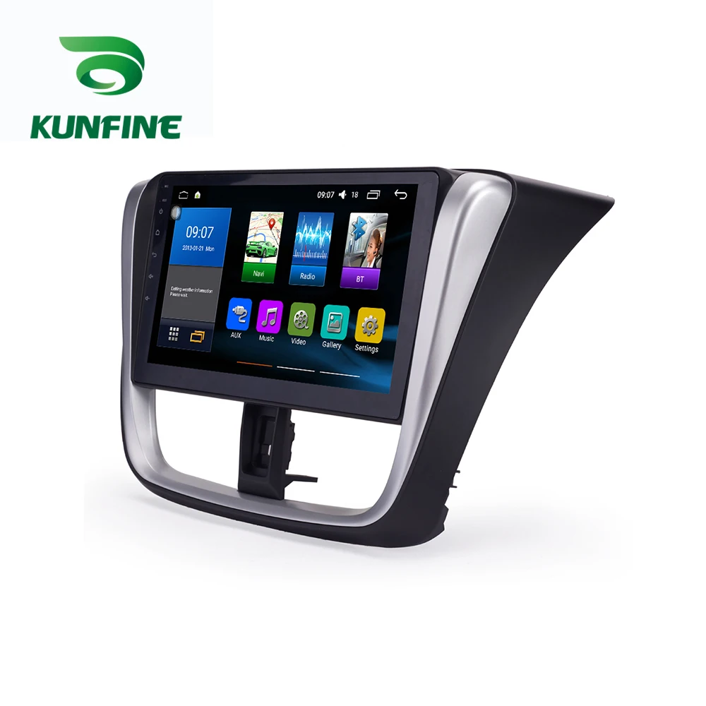 Octa Core 1024*600 Android 8,1 автомобильный DVD gps навигации плеер аудио автомобиля стерео для Toyota Vios радиоприемник
