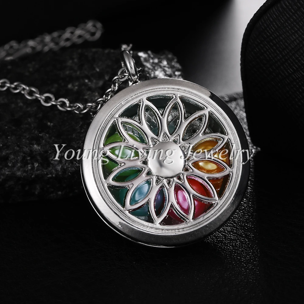 Ожерелье медальон с подвеской Sunlower Pearl Cage ожерелье из нержавеющей стали