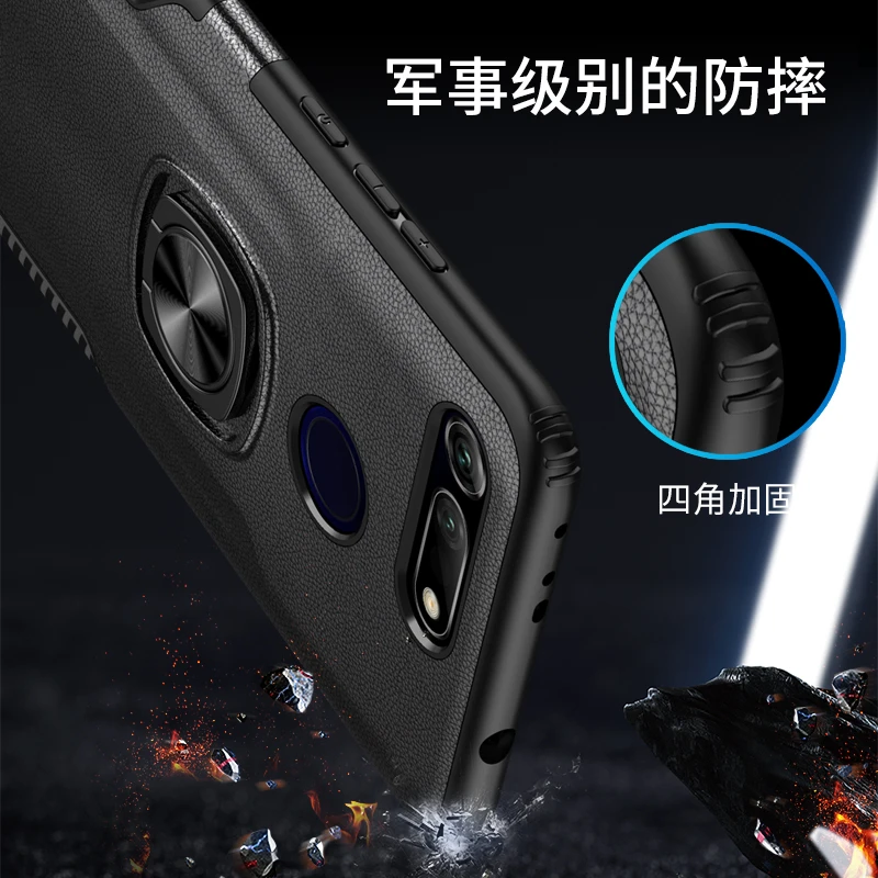 Ударопрочный чехол-подставка для Huawei Y7 Y6 Y5 Prime 2019 2018 защитный чехол телефона Honor 8X
