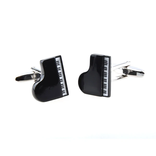 2017 Jewelry Cufflinks High Quality Black Piano Cuff Link For Women 9144 Free Shipping | Украшения и аксессуары