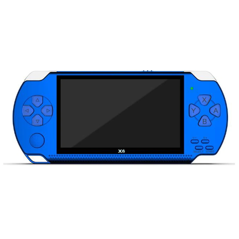Реальные 8 Гб HD 4,3 дюймов встроенные Классические Игры Портативный игровой плеер MP3 MP4 MP5 видеокамера мини Портативная портативная игровая консоль X6