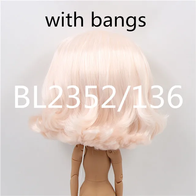 Кукла blyth ледяная RP кожа головы и купол только смешать волосы для DIY пользовательские куклы - Цвет: c