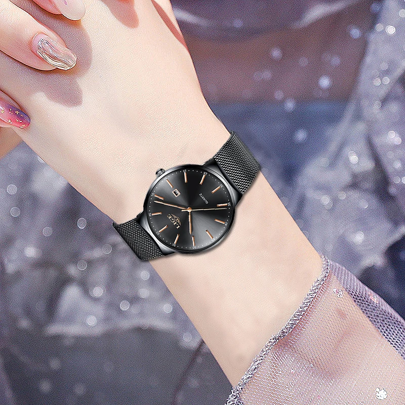 Женские кварцевые часы от известного бренда LIGE женские наручные Montre Femme 2019 |