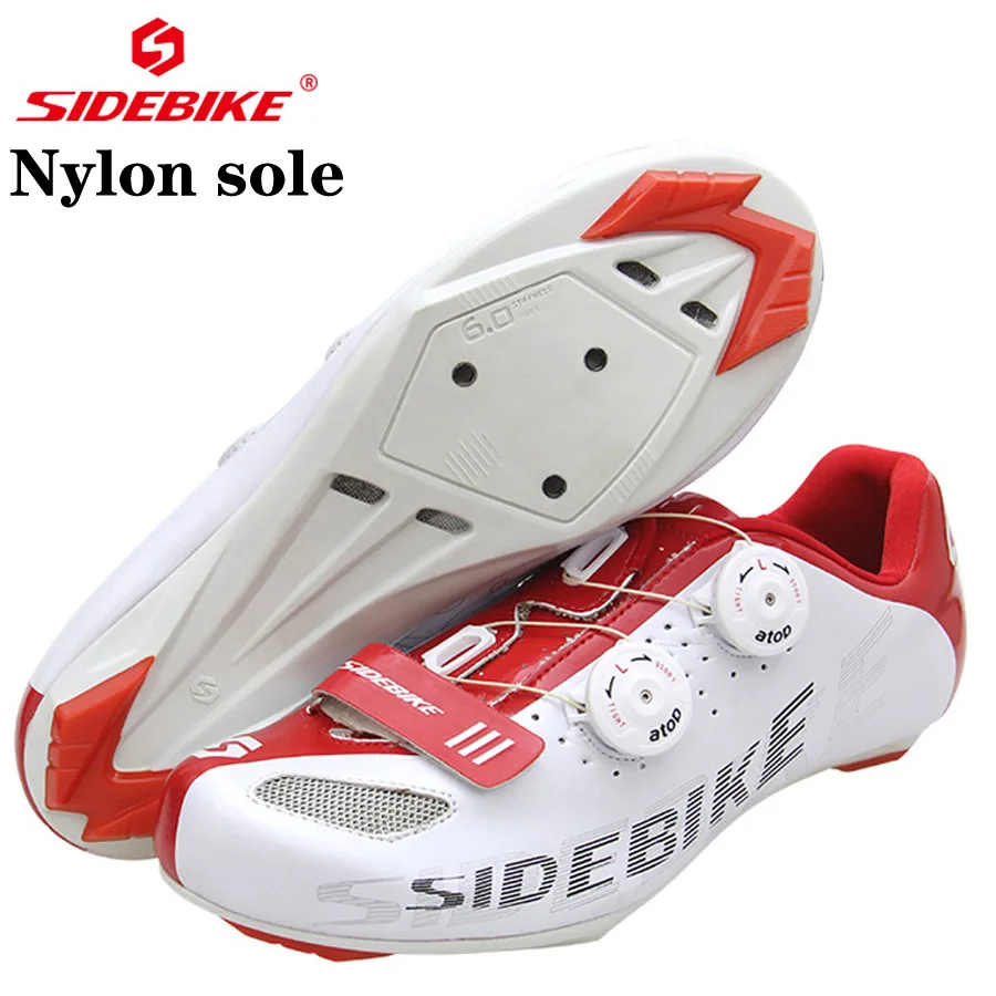 SD002 Nylon sole Велосипедная обувь для горной дороги, велосипедная обувь из сверхтонкого волокна, для улицы, MTB, дышащая, мужская, женская, нейлоновая подошва, автоблокировка, велосипедная обувь - Цвет: SD002 Nylon sole