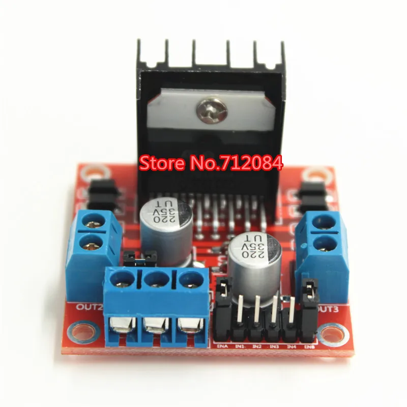 L298N плата драйвера двигателя Модуль L298 для arduino шаговый двигатель умный автомобиль робор