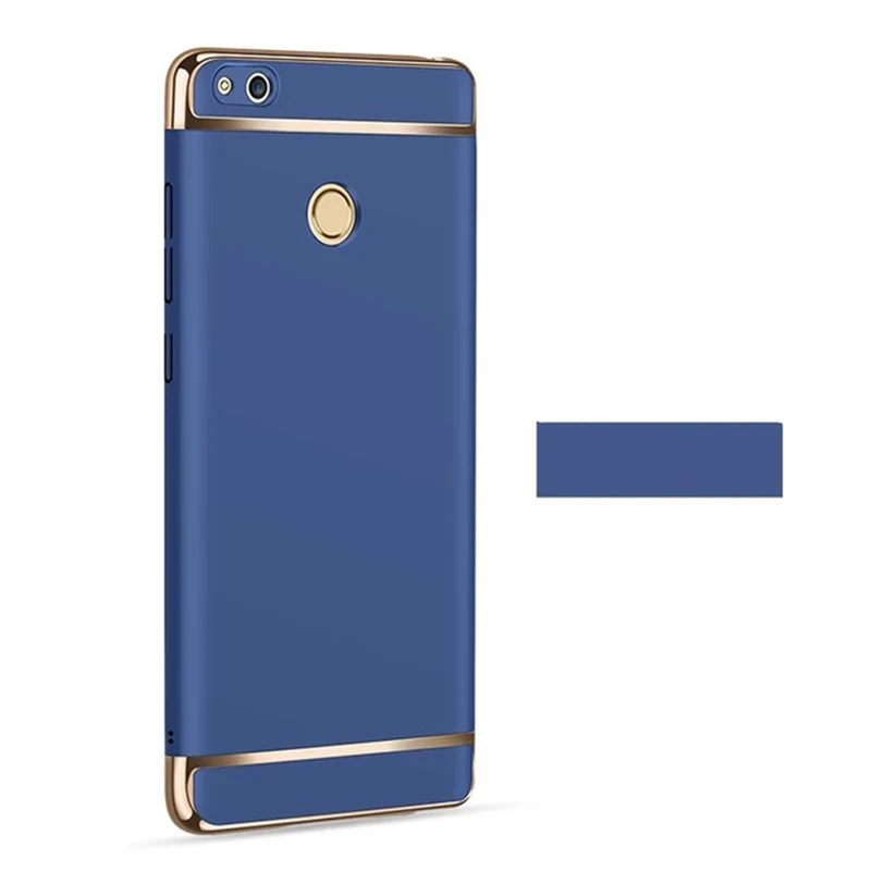Роскошный Жесткий чехол из поликарбоната с полной защитой для huawei Honor 8 Lite 8X MAX, золотой тонкий Чехол-Бампер для huawei 5X 6X Hnor 9 Lite V10 - Color: Blue