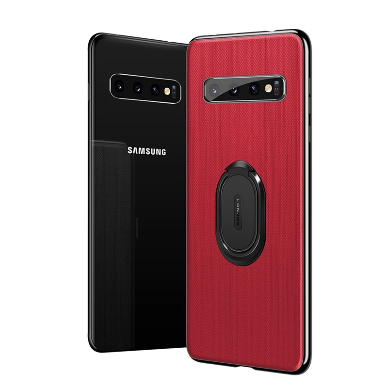 Чехлы для Samsung Galaxy S10 S 10 магнитный автомобильный держатель с кольцом держателем