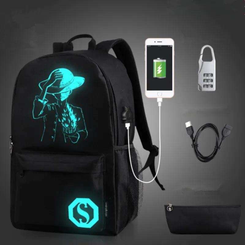 Школьный рюкзак студент световой анимации школьные сумки для подростков USB