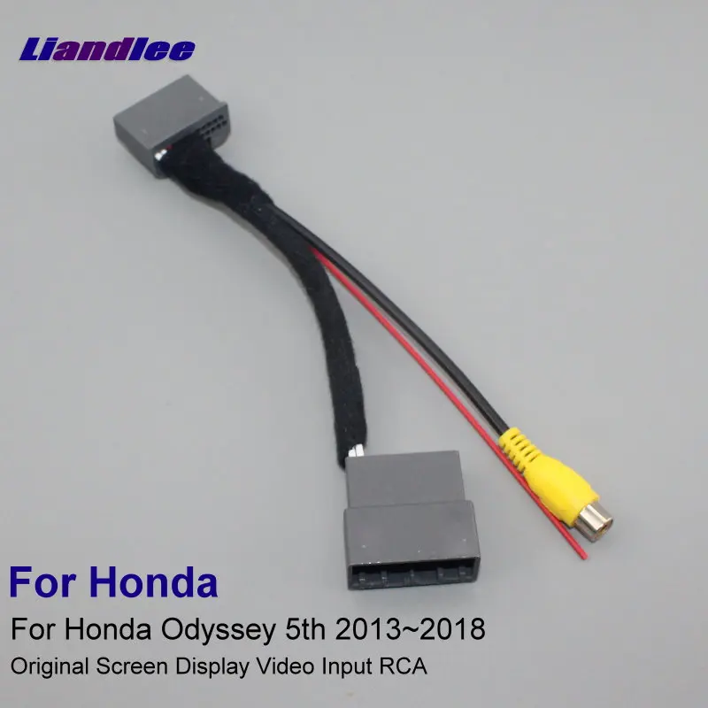 Liandlee для Honda Odyssey 5th 2013 2018 24 Pin RCA адаптер Соединительный провод кабель камера