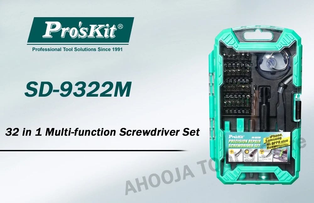 Pro'sKit SD-9322M 32в1 многофункциональная отвертка набор прецизионный инструмент для обслуживания Iphone смартфон IPad обслуживание