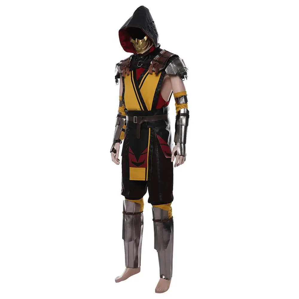 Костюм для косплея по мотивам игры Скорпион Mortal Kombat Hanzo Hasashi взрослых и мужчин