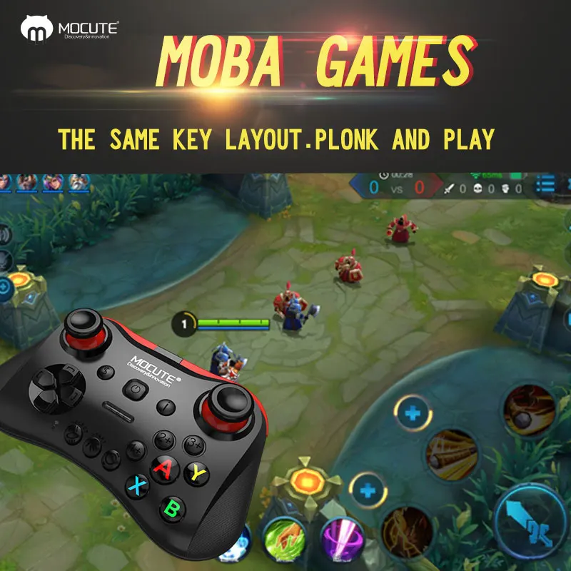 Новый беспроводной геймпад bluetooth игровой джойстик контроллер MOCUTE 056 для Android/iOS