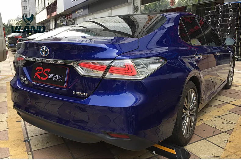 Автомобильный задний светильник VLAND factory для Camry, светодиодный задний светильник для Camry, задний фонарь, сигнал поворота с секвенным индикатором, задний светильник