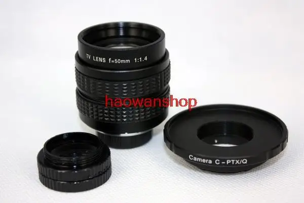 

50mm F1.4 CCTV TV Movie Lens c mount for Pentax Q P/Q PQ Q10 Q7 camera