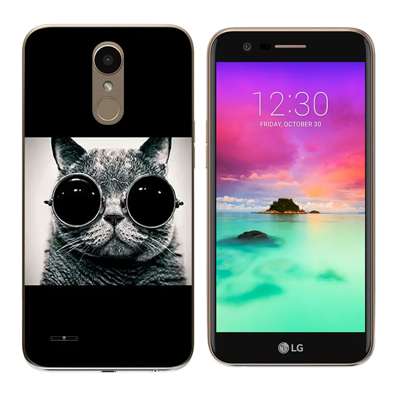 2017 чехол для LG K10 Мягкая силиконовая ручная печать LV5/K10 X400 M250 M250N чехлы телефонов |