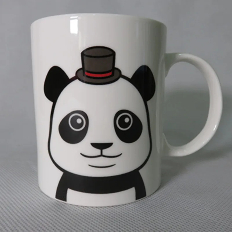 Милые Kawaii Мультфильм Ms/Mr панда кружки ручной работы керамическая чашка бутылки