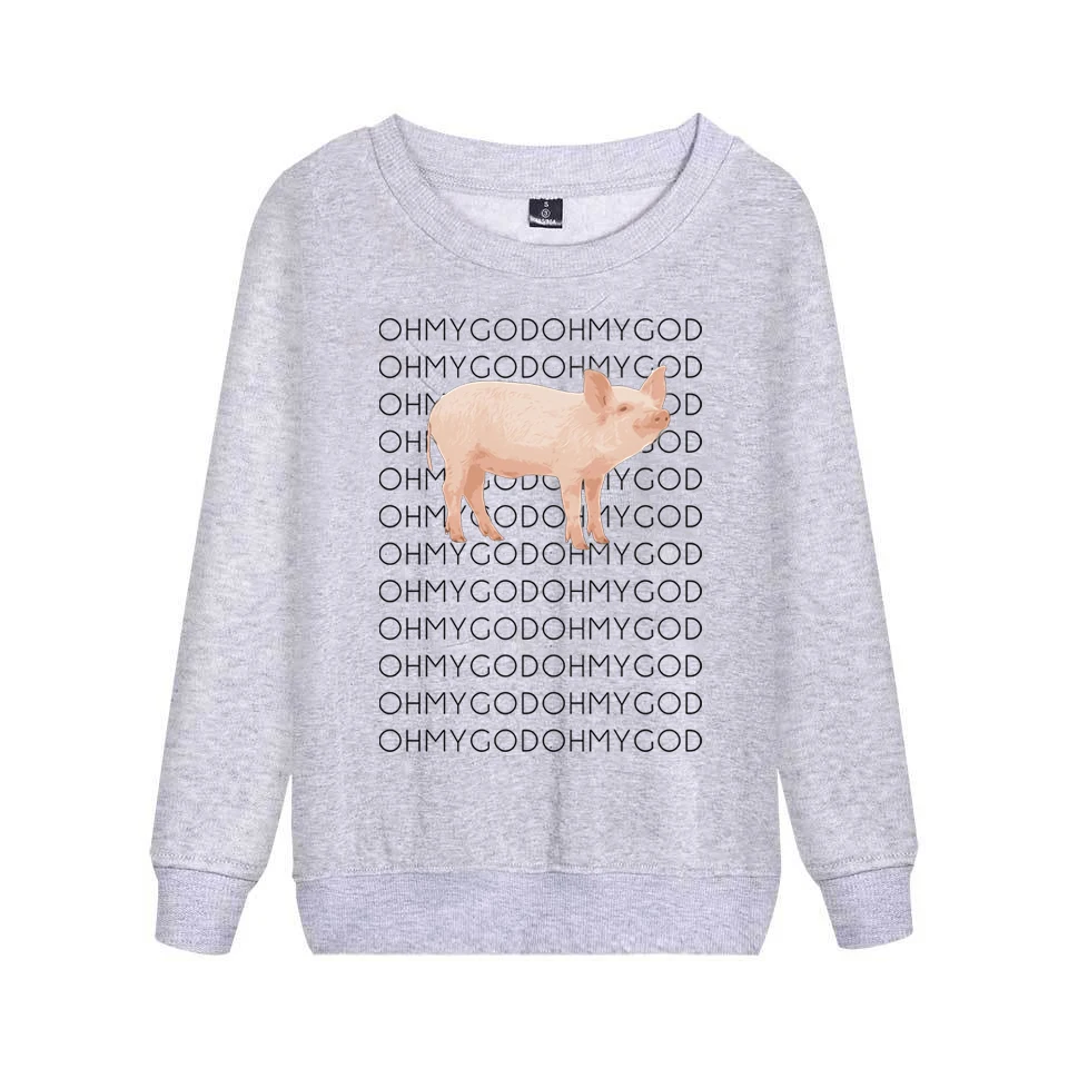 Новый Шейн Доусон О мой Бог свинья свитер забавная с длинным рукавом Толстовка