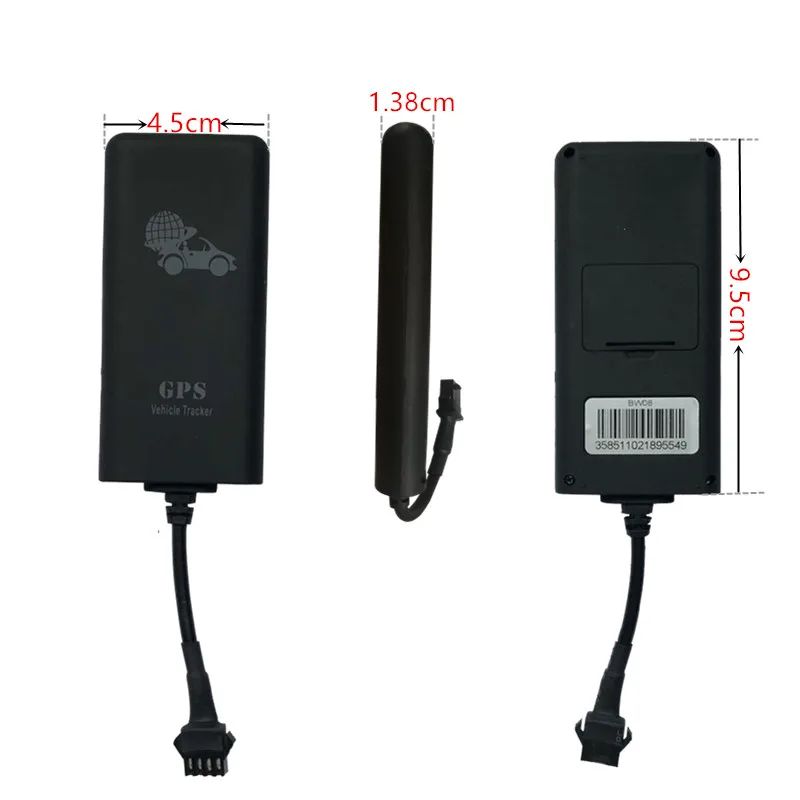 BW08B gps трекер Автомобильное устройство глобальный встроенный аккумулятор GSM для