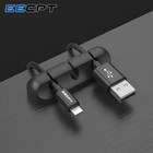 Кабельный органайзер EECPT, силиконовый держатель для хранения USB-кабеля и мыши для наушников и наушников