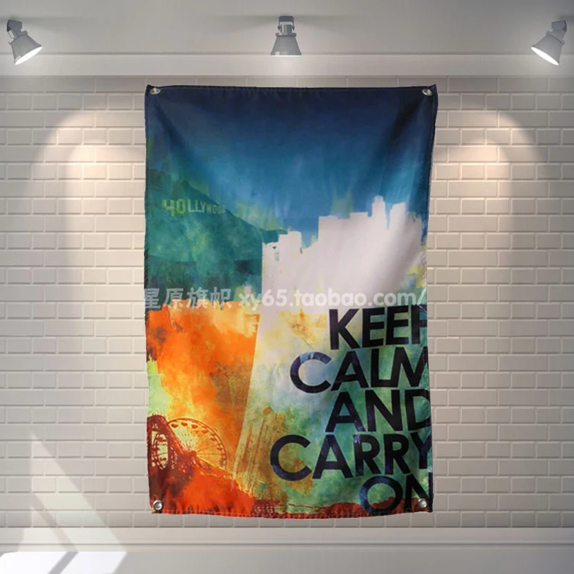 

"raggae reggae" Pop Band Sign Cloth Flag Four-Hole Hanging paintings Cafe Hotel Music Studio Decoration