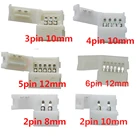 Светодиодный двухконтактный 3-контактный 4-контактный 5-контактный 6-контактный разъем, для 5050 3528 3014 WS2812b светодиодный ОдноцветныйRGB RGBW RGBWW светильник