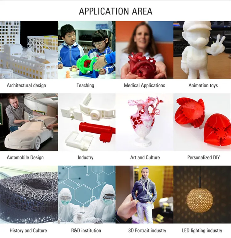 Маленький настольный 3d Принтер Abs Pla нити высокой точности домашнего