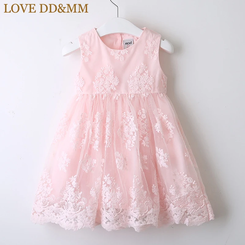 Платья для девочек LOVE DD &amp MM летняя новая детская одежда 2020 милое Сетчатое