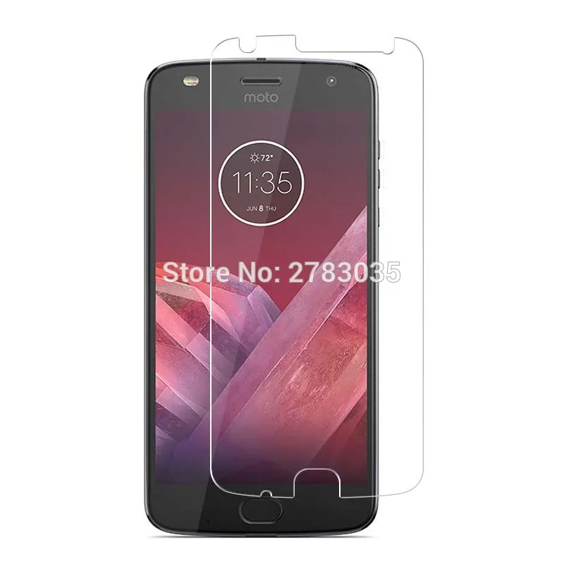 Для Motorola Moto Z2 Play 5 &quotновая твердость 9H 2.5D полное покрытие закаленная Защитная