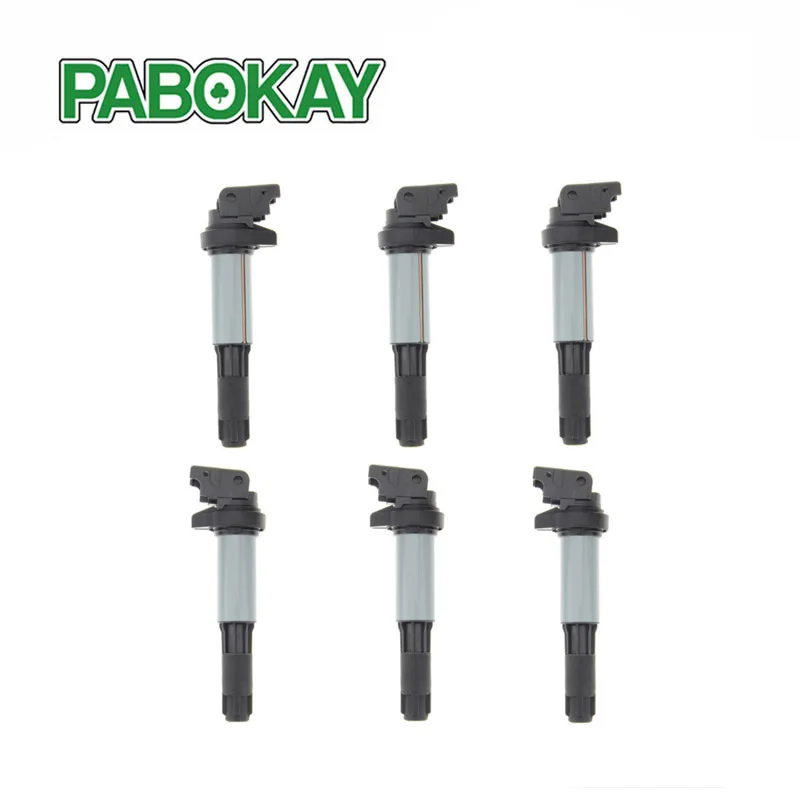 6 pieces x Ignition Coils for BMW 320 325 330 E46 525 530 E39 E60 Series 1 5 12131712219 12131712223 12137551260 6 pieces x Ignition Coils for BMW 320 325 330 E46 525 530 E39 E60 Series 1 5 12131712219 12131712223 12137551260