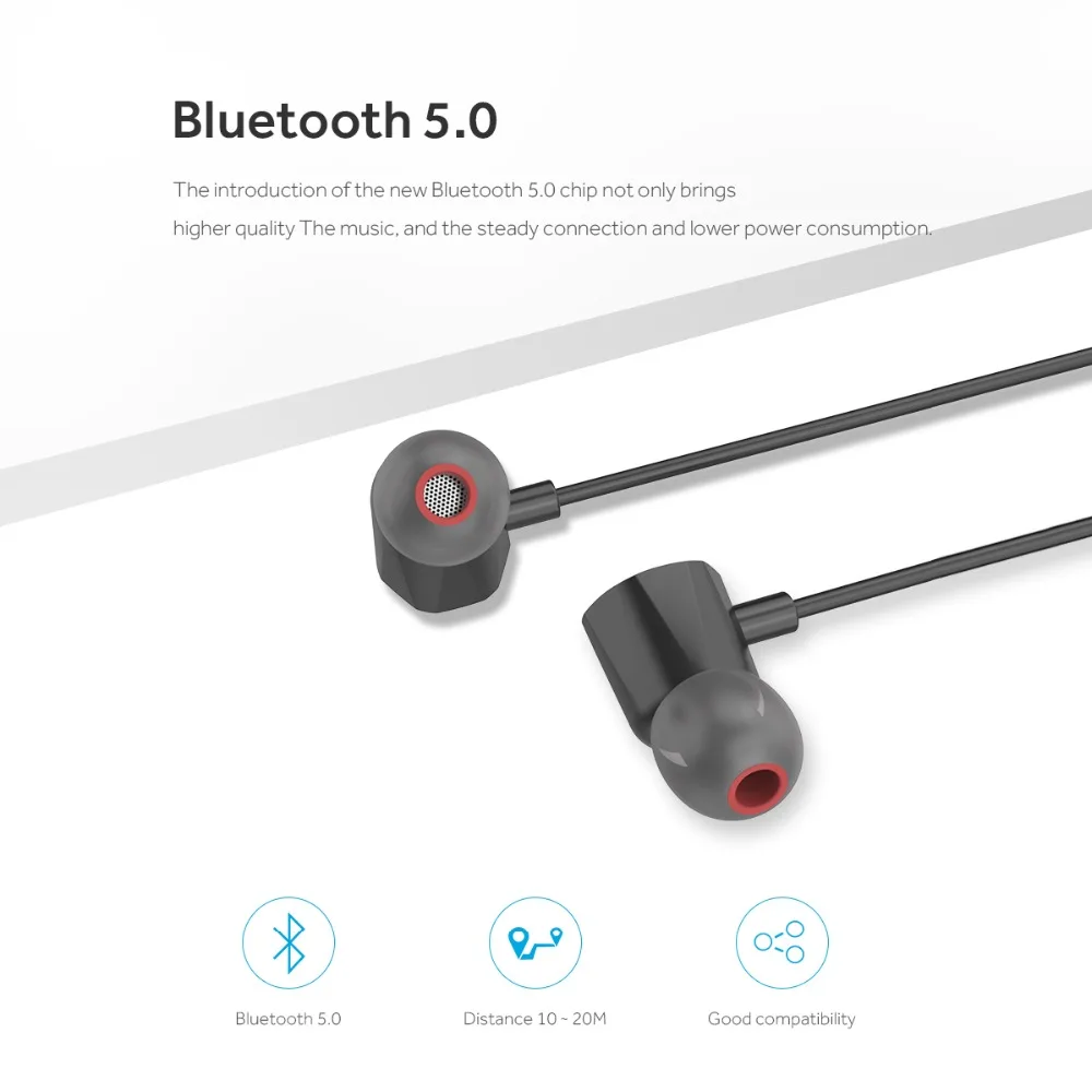Rockspace беспроводные наушники bluetooth-наушники на шею для Xiaomi iPhone наушники стерео auriculares fone de ouvido с микрофоном