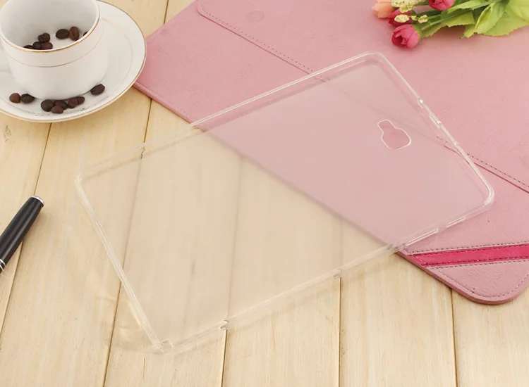 Tablet Clear Soft TPU SM-P580 Back Protective shell Cover Case For Samsung Galaxy Tab A 6 A6 10.1 P580 P585 Cover+PEN | Компьютеры и