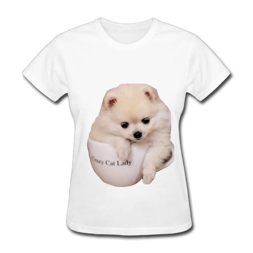 SAMCUSTOM милые Pomeranian футболки для женщин Harajuku Забавный продукт повседневные женские
