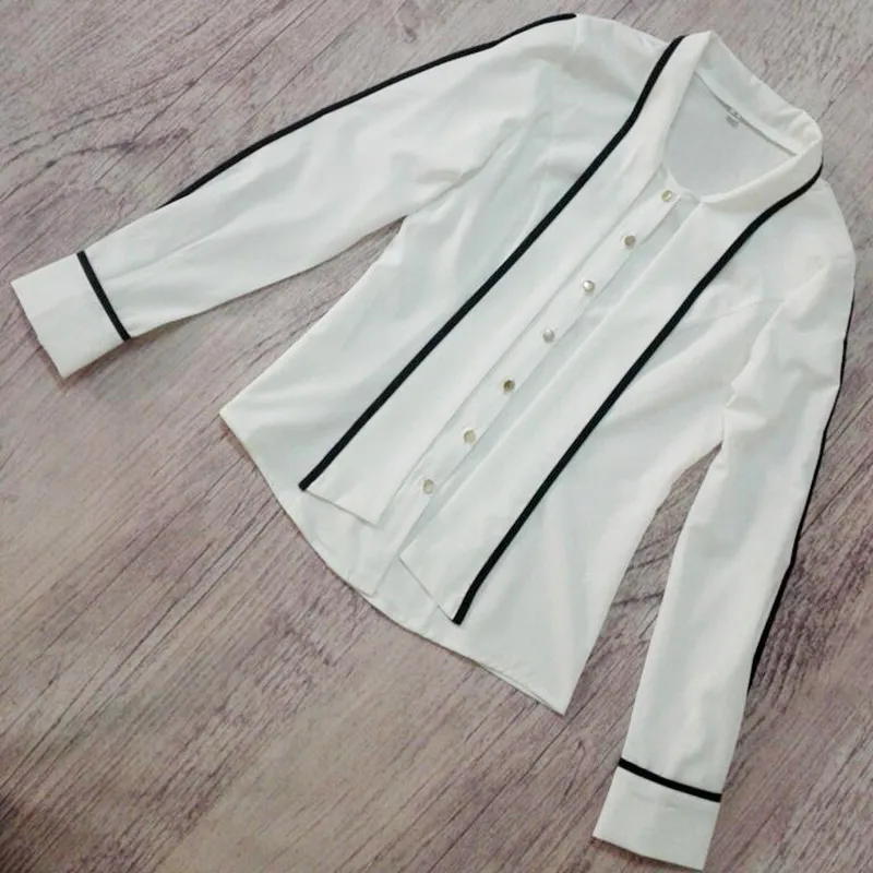 Naviu новые модные женские топы и блузки Blusas Mujer De Moda 2019 шифоновая рубашка Офисная
