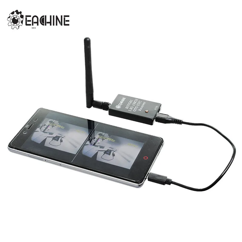 Новое Прибытие Eachine ROTG01 UVC OTG 5.8G 150CH Полный Канал FPV-приемник Для Android-смартфонов Для Мобильных Телефонов