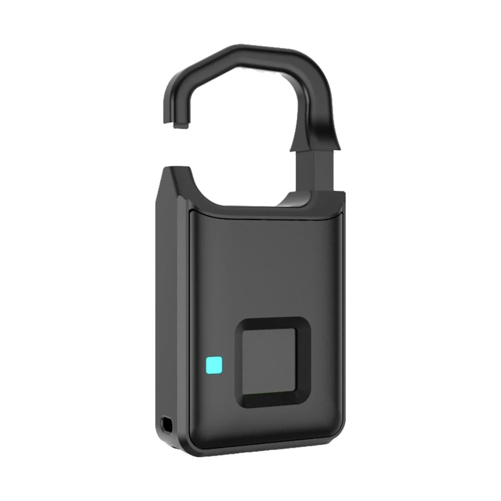 Smart Fingerprint Padlock Biometric USB charge Waterproof Lock with Finger Print Security Touch Keyless Long Standby Time | Безопасность