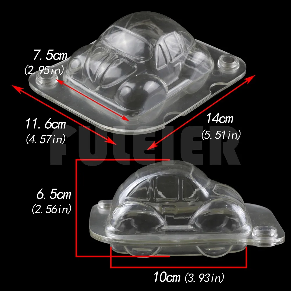 Пластиковая 3D форма в форме автомобиля магнитная для шоколада украшение торта