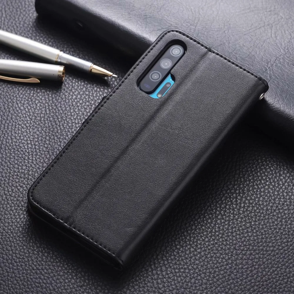 Роскошный чехол AZNS из искусственной кожи для huawei Honor 20 Pro V20 V10 Note 10 Honor 10 9 8x 8c 8a 7x 7c 6x Магнитный Флип-бумажник чехол