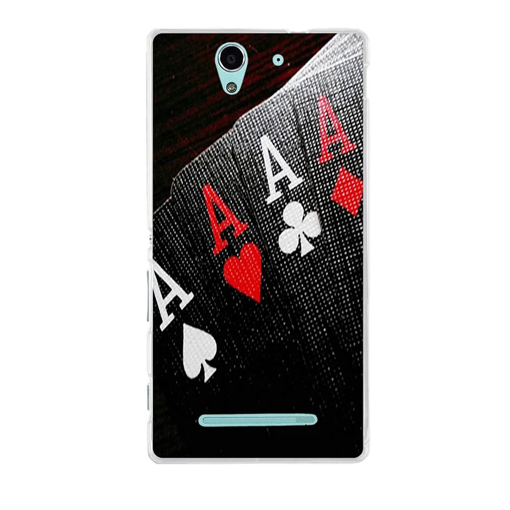Силиконовый чехол для телефона Sony Xperia C3 мягкий задняя крышка D2533 D2502 S55T S55U ТПУ