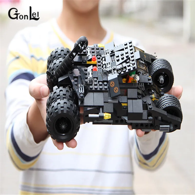 Новые Строительные блоки 7116 Бэтмобиль tumbler истребитель Танк военный корабль совместим с крупными брендами 7784 Супер Герои кубики «Бэтмен»