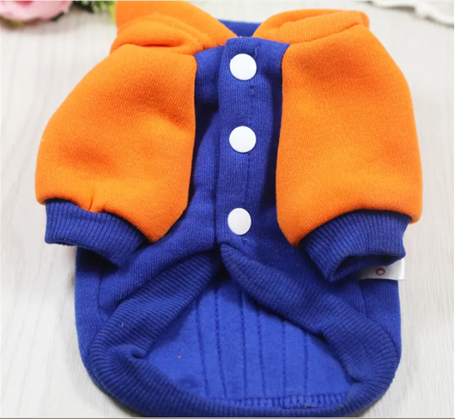 Модная осенняя куртка D84 для домашних питомцев одежда модная цветная толстовка с