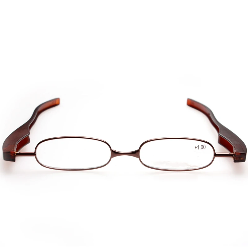 Модные складные мини очки для чтения карманный считыватель складной светильник