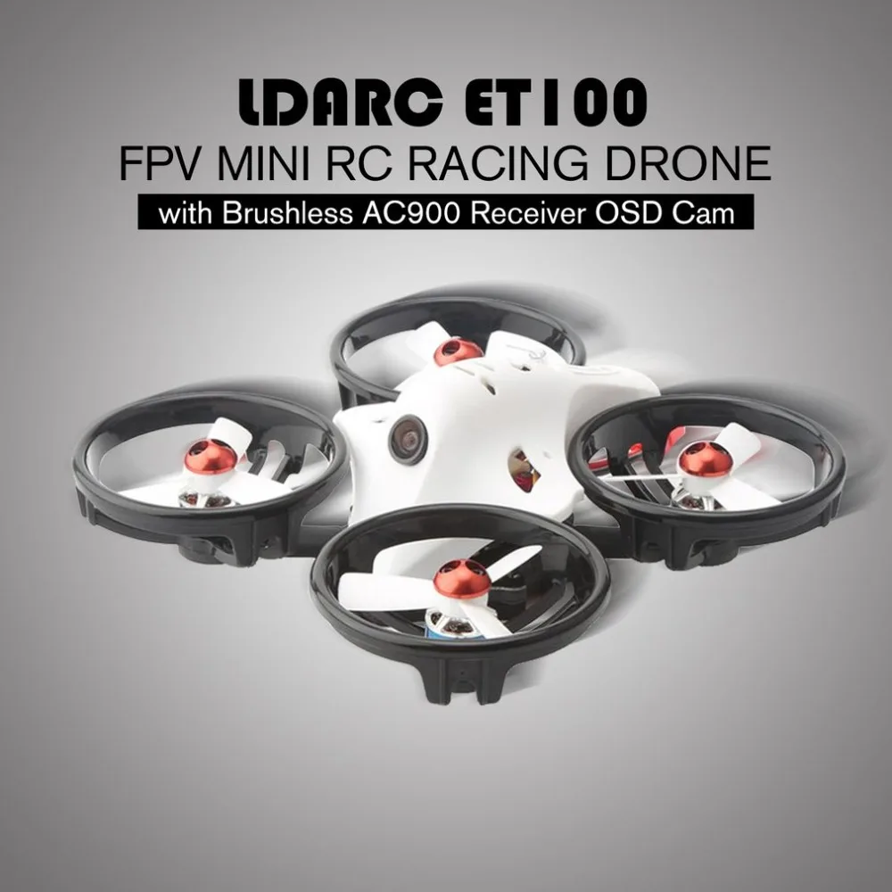 KINGKONG/LDARC ET 5 8G серия ET100 ET115 ET125 3S V2 микро FPV гоночный Дрон 800TVL камера 16CH 25mW 100mW VTX