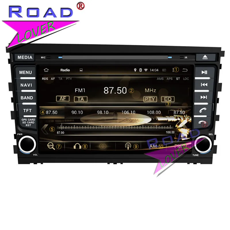 Roadlover Android 8 0 автомобильный ПК Мультимедийный dvd плеер видео для Hyundai Mistra 2013 Стерео