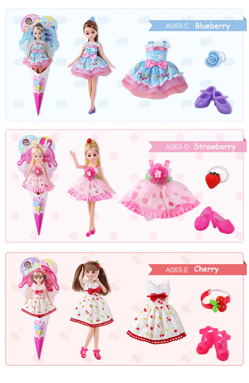 1 шт. kawaii Lelia куклы модные куклы для девочек игрушки шарниры могут быть согнуты милый подарок коробка игрушка для девочек Дети подарки на день рождения