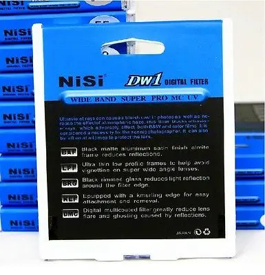 NiSi 55 мм ультратонкий многослойный Ультрафиолетовый фильтр объектива MCUV MC UV