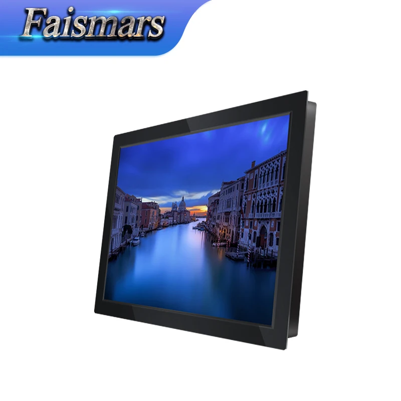17 дюймов TFT LCD цветной ультратонкий 2 видео вход ПК аудио дисплей VGA HDMI AV монитор