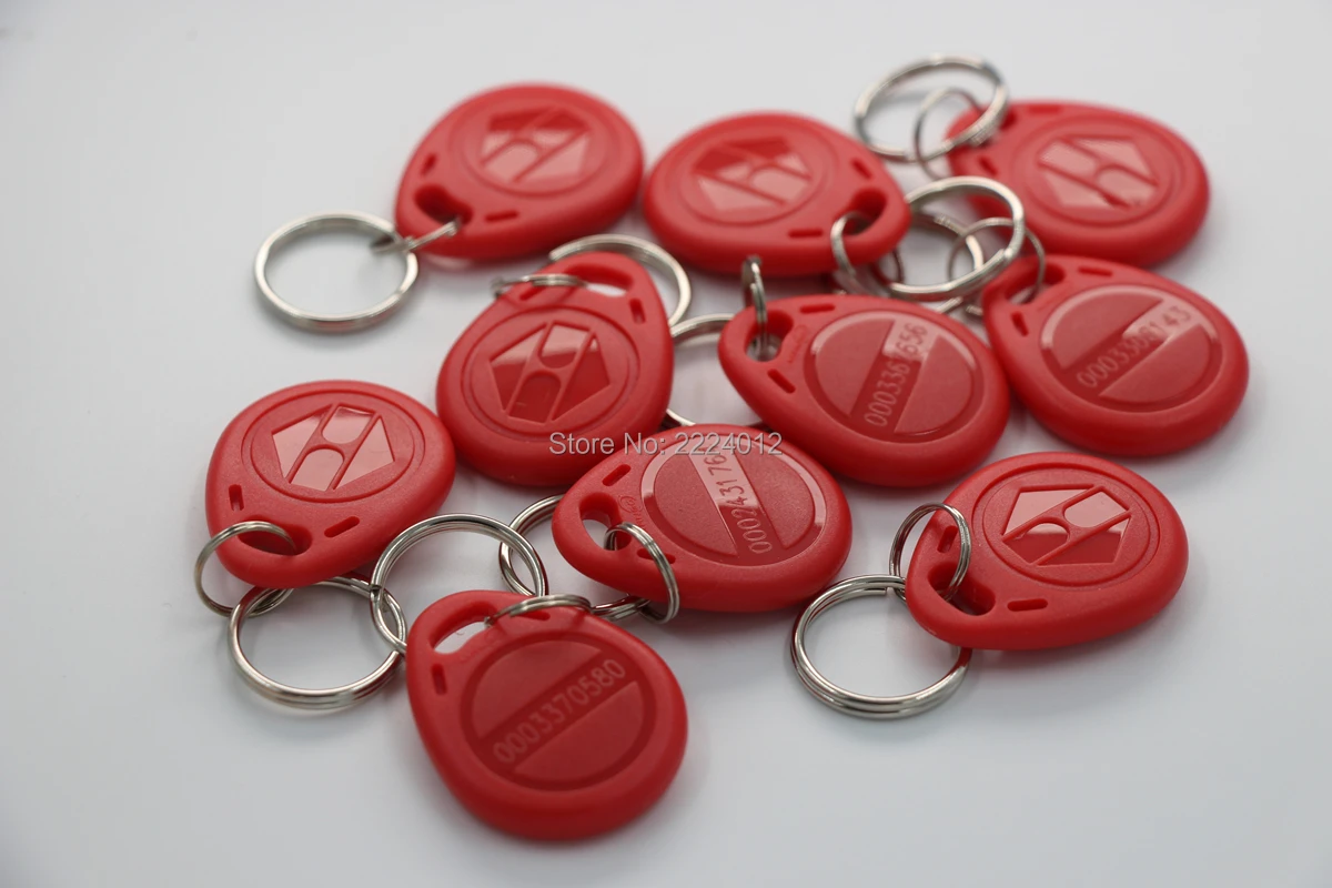125 кГц EM4100 TK4100 Бесконтактный RFID ID маркер брелок для ключей Брелоки контроля